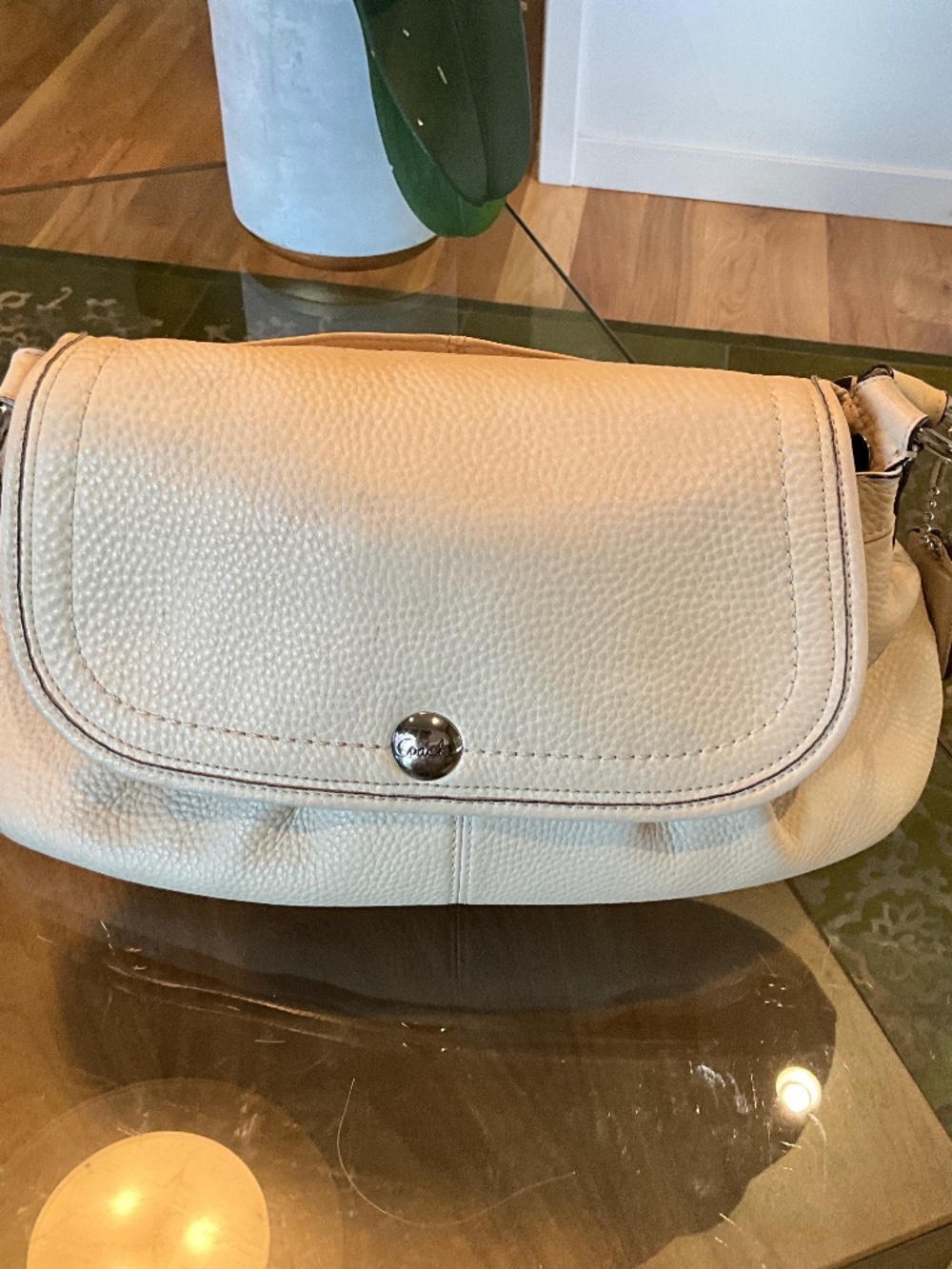 Vintage Y2K Coach SoHo F13729 Pleated Leather Should Bag